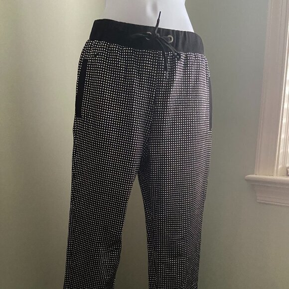 Black Rhynestone Joggers XS Brand New - Picture 1 of 3